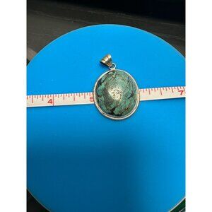 VTG Sterling Silver and Turquoise Pendant 10 grams